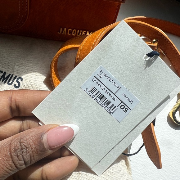 JACQUEMUS LE GRAND BAMBINO (ORANGE) - Picture 6 of 7